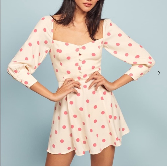 Reformation Lumiere Polka Dot Dress ✨ - Picture 2 of 5